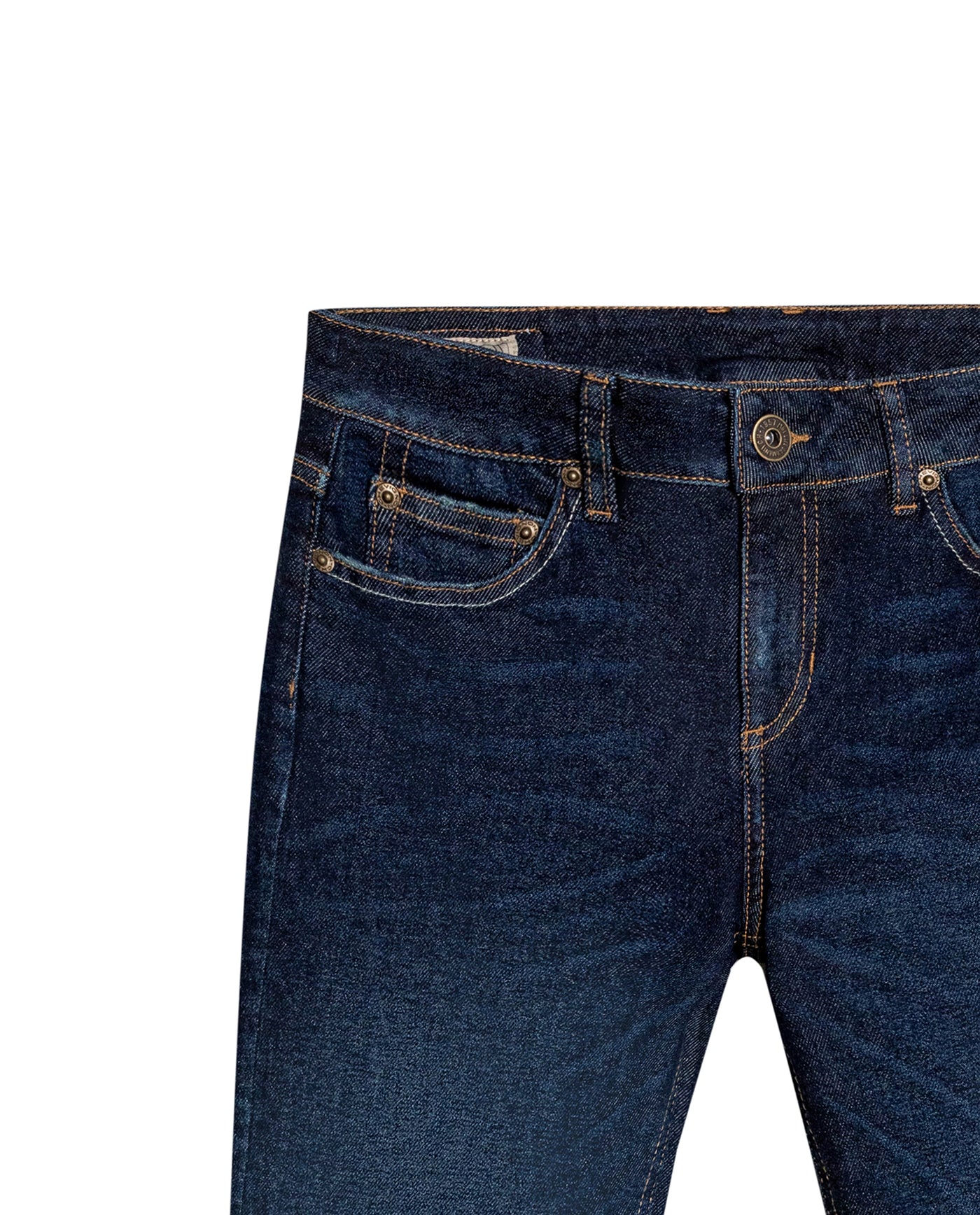 Womens Jeans New Skinny Low Rise Recycled Cotton Polyester Elastane Ultra Dark Wash - Blue 63_431H000_AZU193924_8