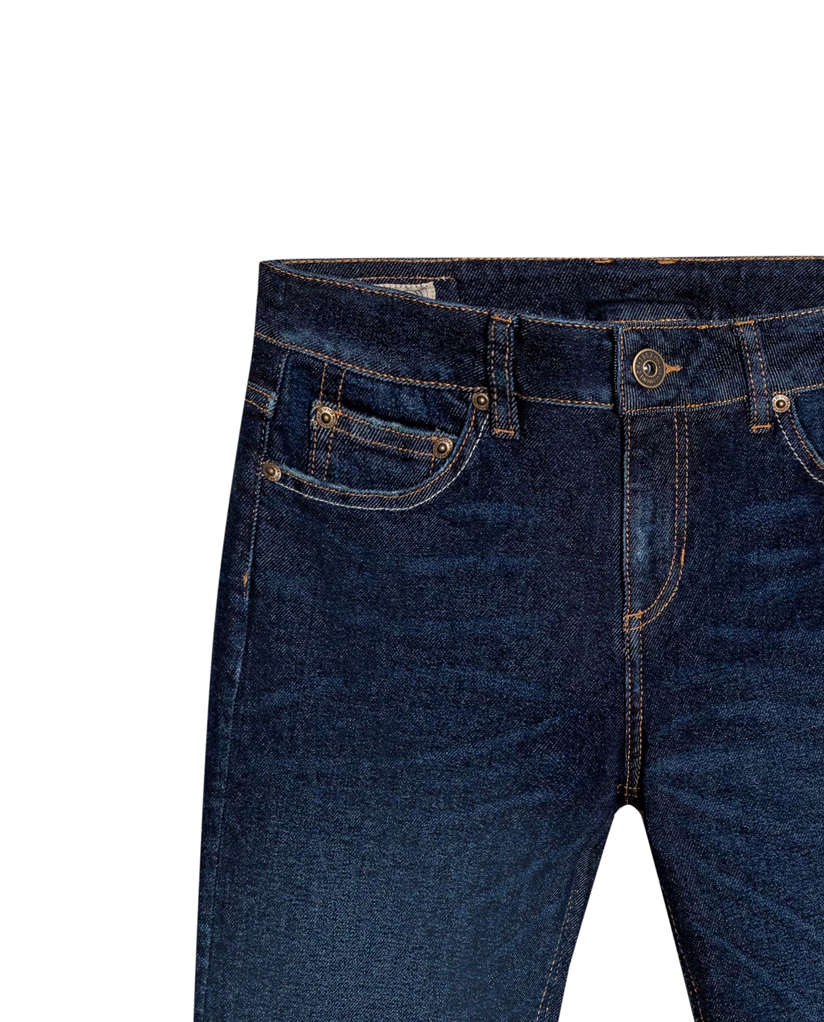 Womens Jeans New Skinny Low Rise Recycled Cotton Polyester Elastane Ultra Dark Wash - Blue 63_431H000_AZU193924_8