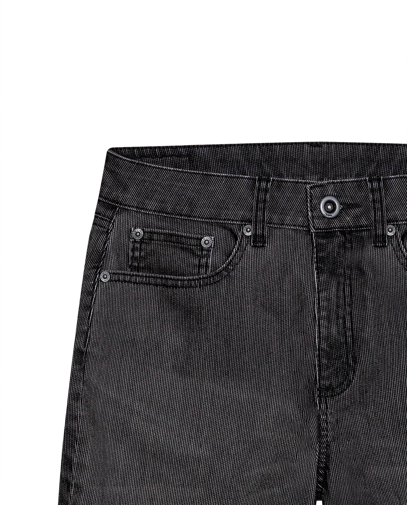 Womens Jeans Special Fit Straight Relaxed Leg Super High Rise Cotton Blend Black Wash Premium Drape - Black 63_431H021_NEG194004_8