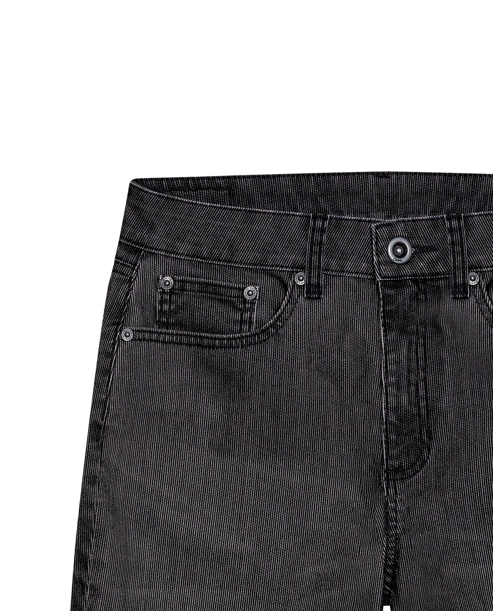 Womens Jeans Special Fit Straight Relaxed Leg Super High Rise Cotton Blend Black Wash Premium Drape - Black 63_431H021_NEG194004_8