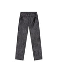 Womens Jeans Straight Relaxed Fit High Rise Cotton–Polyester Sheen Black Wash Elegant - Mothers - Black 63_431H132_NEG194004_3