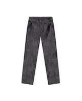 Womens Jeans Straight Relaxed Fit High Rise Cotton–Polyester Sheen Black Wash Elegant - Mothers - Black 63_431H132_NEG194004_3