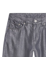 Womens Jeans Straight Relaxed Fit High Rise Cotton Non-Stretch Gray Wash Sheen Elegant - Mothers - Gray 63_431H135_GRI145002_8