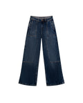 Womens Heritage Jeans Wide Leg Relaxed Mid Rise Cotton–Lyocell Carpenter Heritage Medium Wash Patch Details - Blue 63_431H450_AZU184140_3