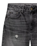 Womens Heritage Jeans Straight Relaxed Fit Super High Rise Lyocell–Cotton Blend Gray Wash Rips Premium Drape - Gray 63_431H453_GRI145002_8