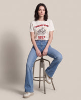 Women's Flare Mid Rise Jeans - Blue 63_431H750_AZU174021_3