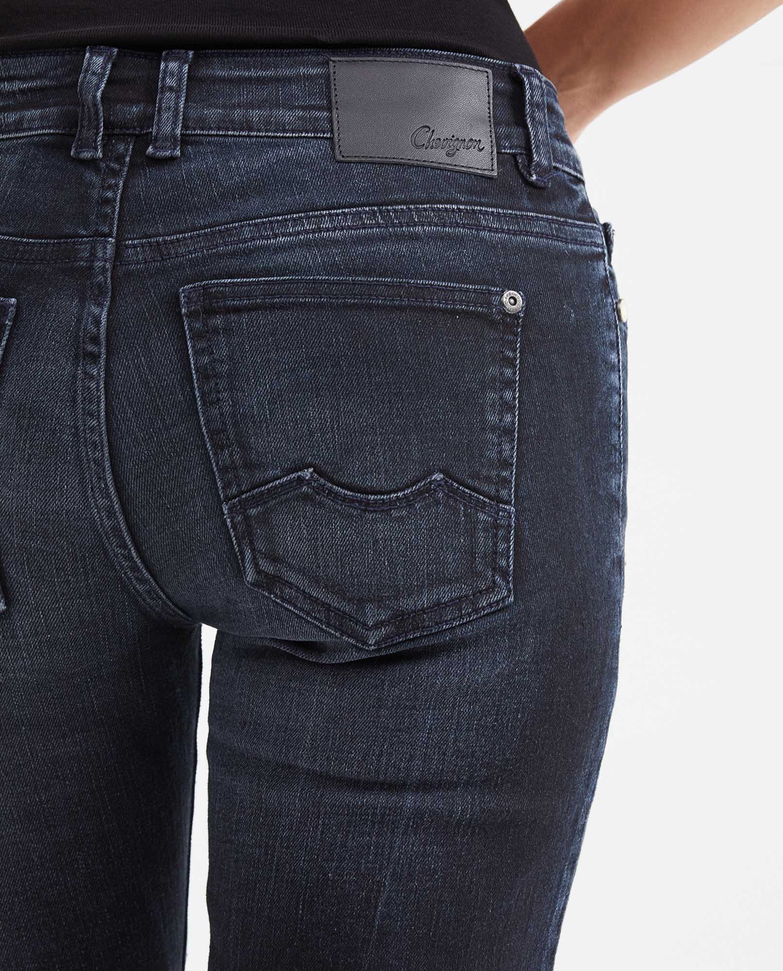 Women's Jeans, Low Rise, Boot Cut - Dark Blue 432G002 - 6