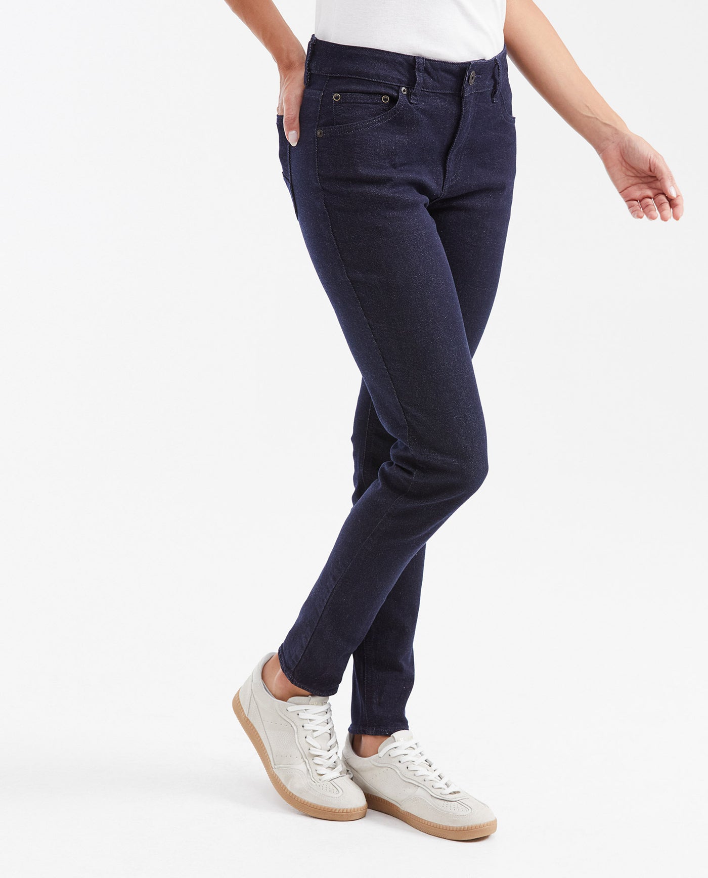 Women's Jeans, High Rise Slim Boot - Ultra Dark Blue 432G009 - 4