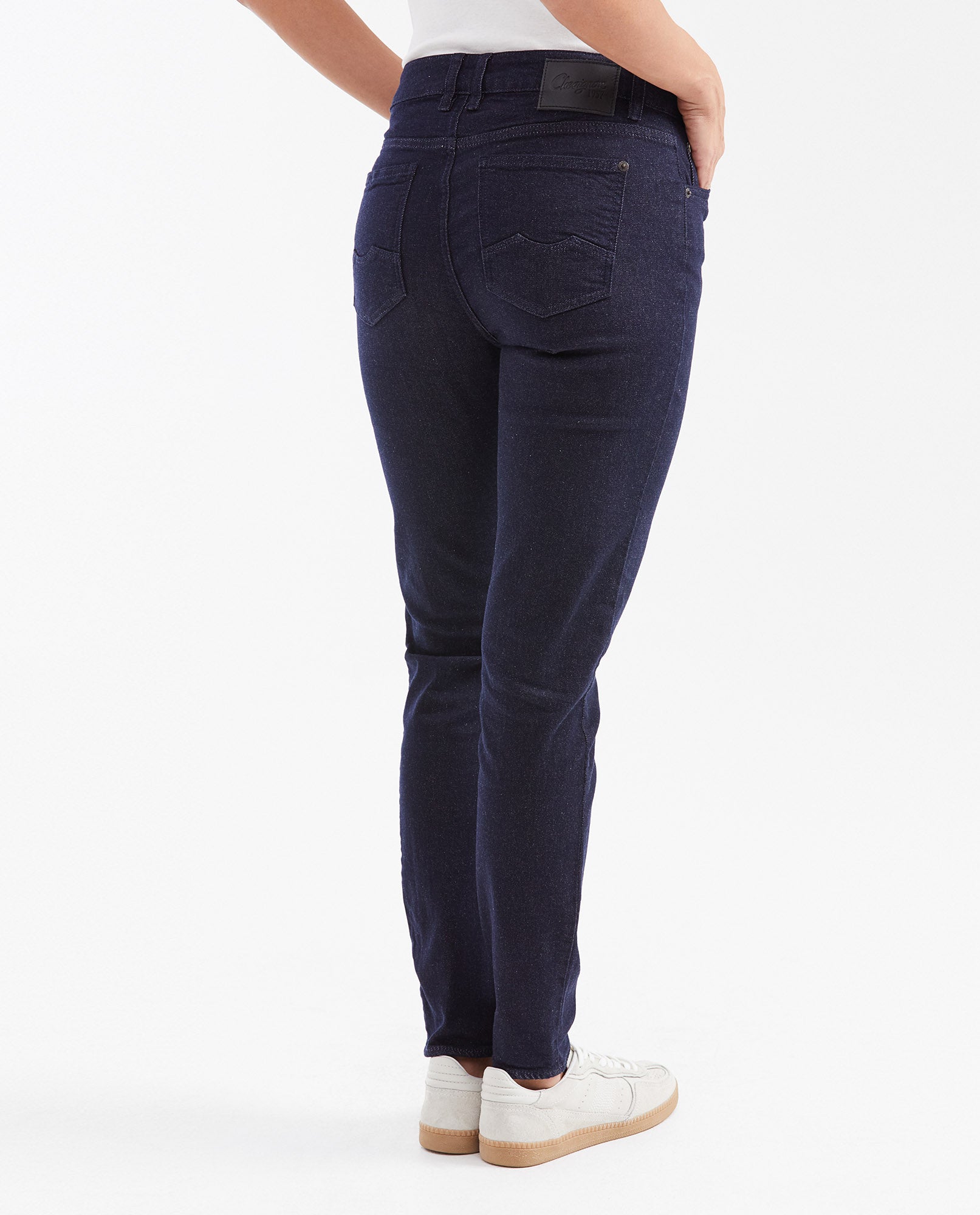 Women's Jeans, High Rise Slim Boot - Ultra Dark Blue 432G009 - 5