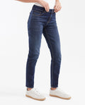 Women's Cosmo High Rise Skinny Jeans in Dark Wash Stretch 432G014 - 4