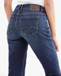 Women's Cosmo High Rise Skinny Jeans in Dark Wash Stretch 432G014 - 6