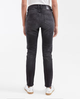Women's Cosmo High Rise Skinny Jeans in Gray with Tone-on-Tone Stitching - 5
