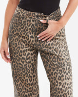 Women's High Cosmo Super High Rise Boot Cut Jeans in Duo-Tone Animal Print - 3