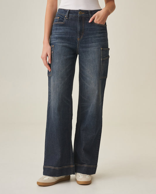 Women´s Wide Leg Jeans - Blue 63_432H011_AZU194052_0