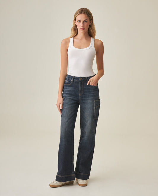 Women´s Wide Leg Jeans - Blue 63_432H011_AZU194052_3