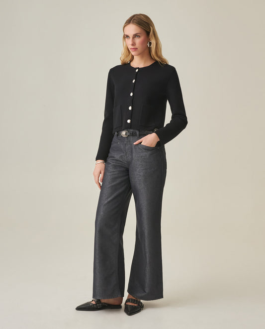 Women´s Wide Leg Jeans - Gray 63_432H026_GRI194305_3