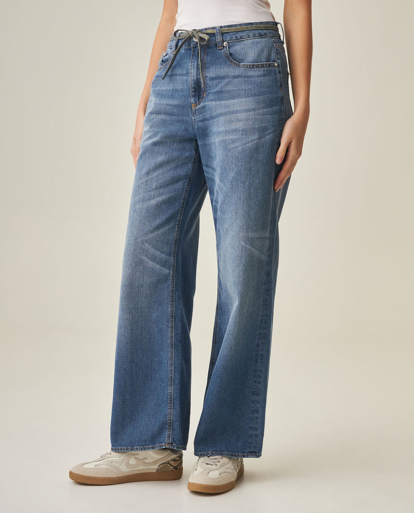Women´s Wide Leg Jeans - Blue 63_432H027_AZU154020_3