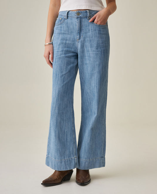 Women´s Wide Leg Jeans - Blue 63_432H028_AZU154020_3