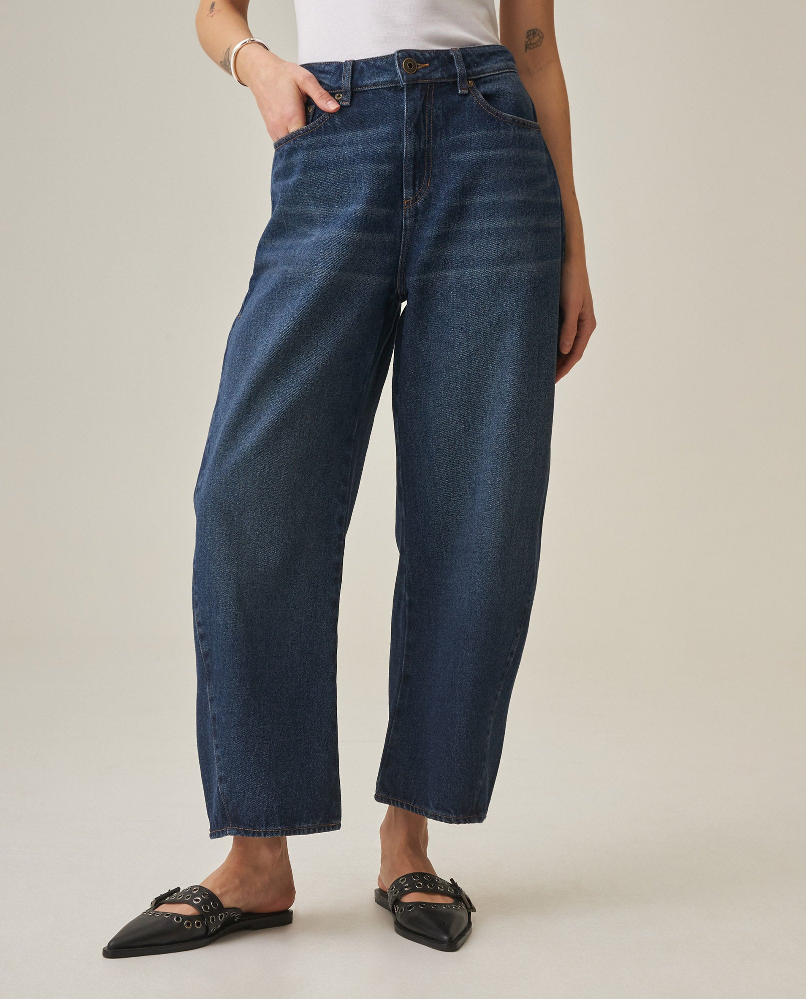 Women´s Wide Leg Jeans - Blue 63_432H029_AZU184140_3