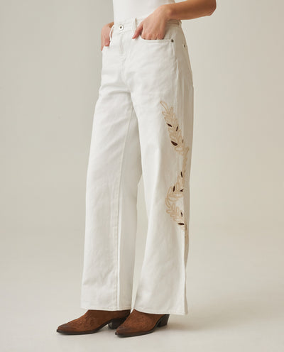 Women´s Wide Leg Jeans - Raw 63_432H030_CRU134403_0