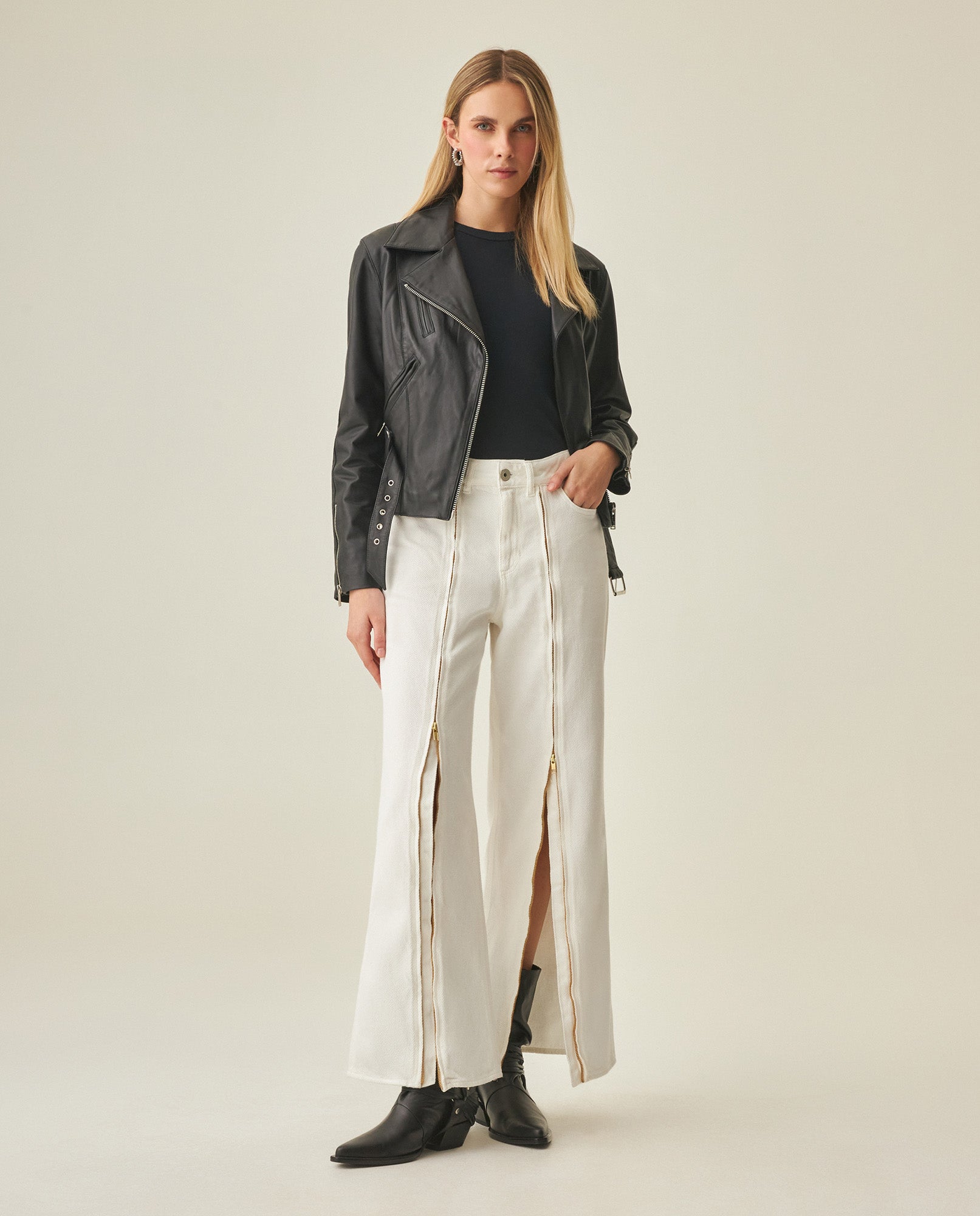 Women´s Wide Leg Jeans - Raw 63_432H031_CRU134403_0