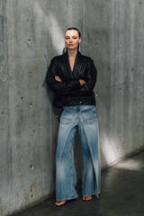 Womens Wide Leg Jeans - Special Collection - Blue 63_432H201_AZU154020_0