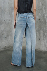 Womens Wide Leg Jeans - Special Collection - Blue 63_432H201_AZU154020_6