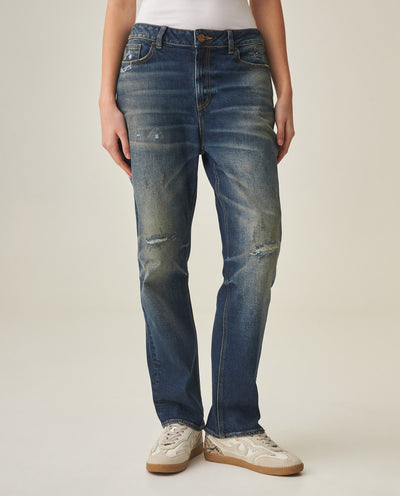 Women´s Heritage Boy Fit Jeans - Blue 63_432H450_AZU184140_3