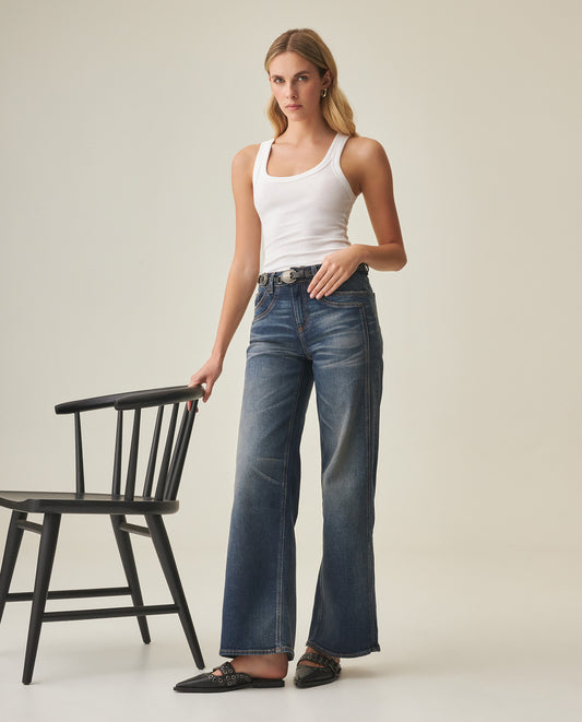 Women´s Heritage Straight Jeans - Blue 63_432H451_AZU184140_0