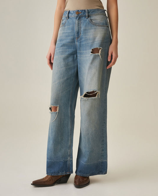 Women´s Heritage Wide Leg Jeans - Blue 63_432H454_AZU154020_3
