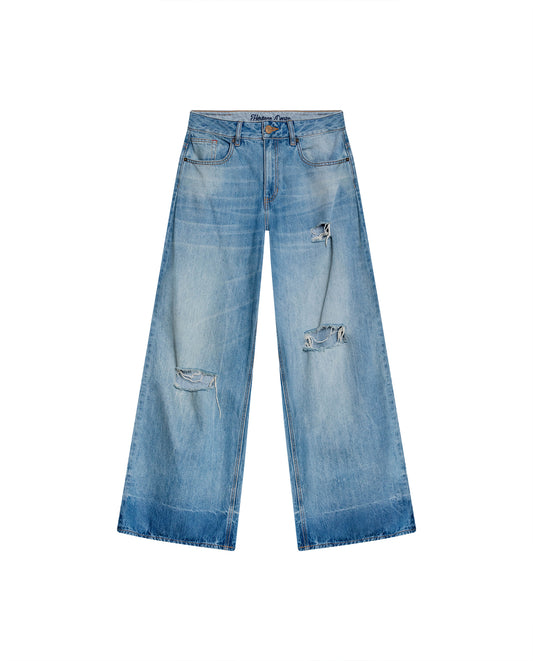 Women´s Heritage Wide Leg Jeans - Blue 63_432H454_AZU154020_4