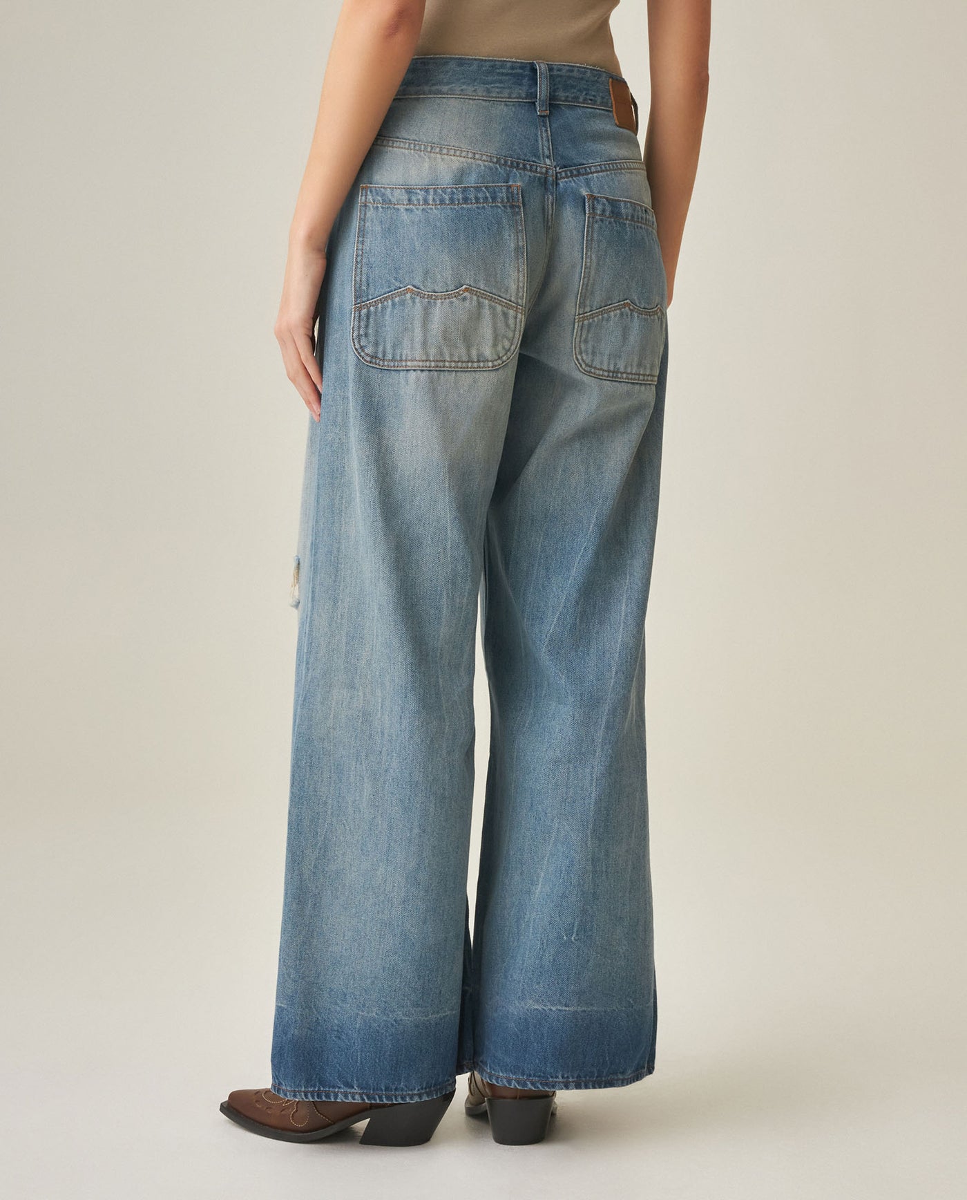 Women´s Heritage Wide Leg Jeans - Blue 63_432H454_AZU154020_6