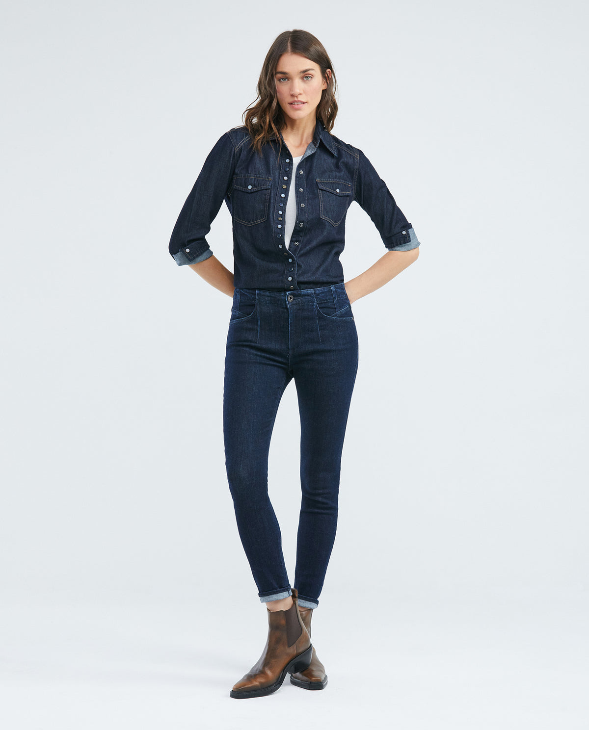 Women´s High-Rise Jeans - Blue 63_439E015_AZU194052_3