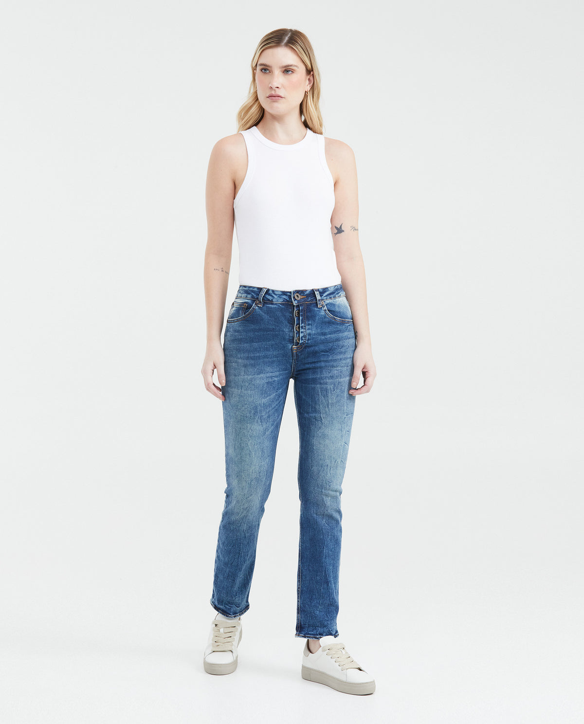 Women´s High Rise Jeans - Blue 63_439F024_AZU184140_3