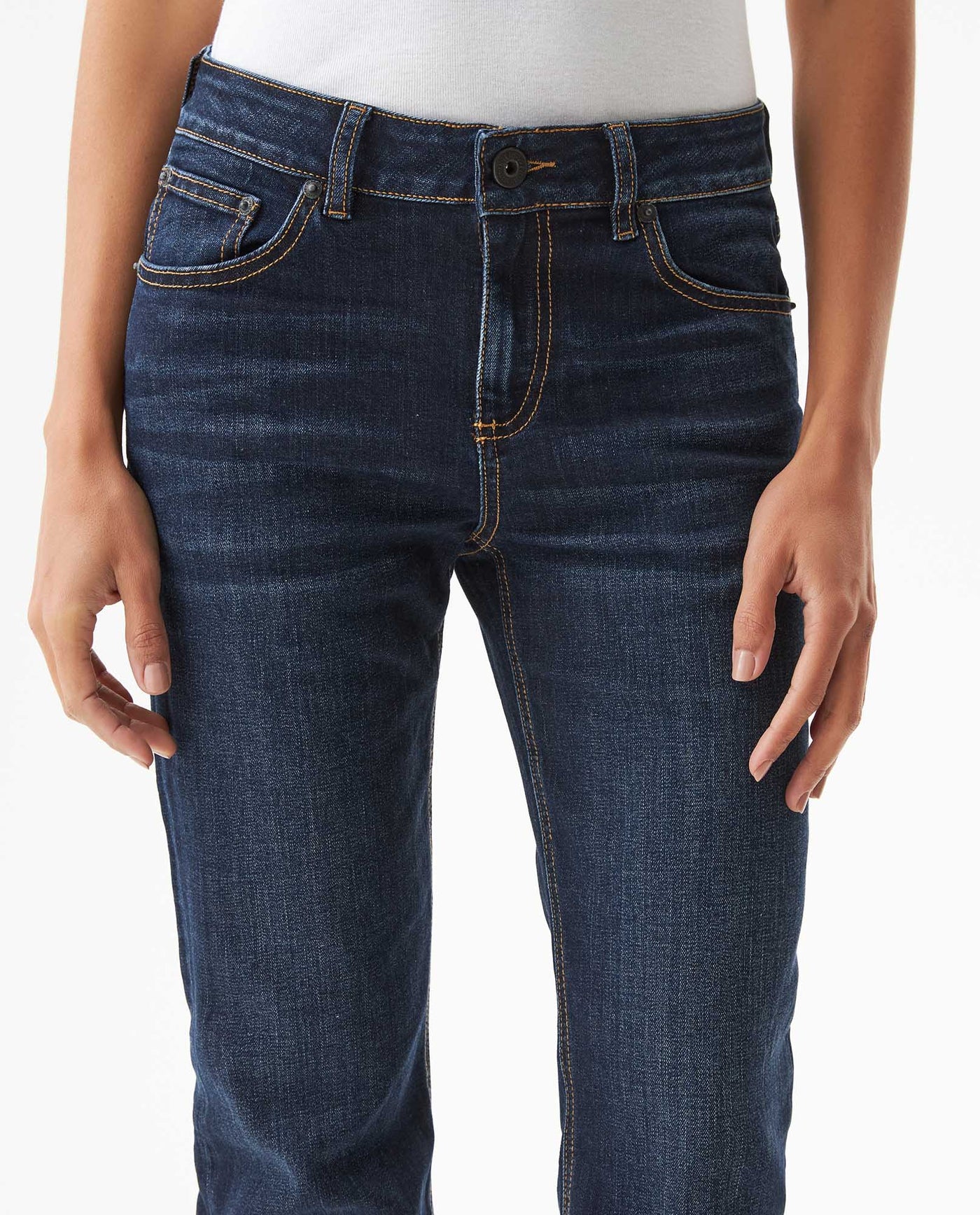 Jean Cosmo High Rise for Women - Blue 439G001 - 4