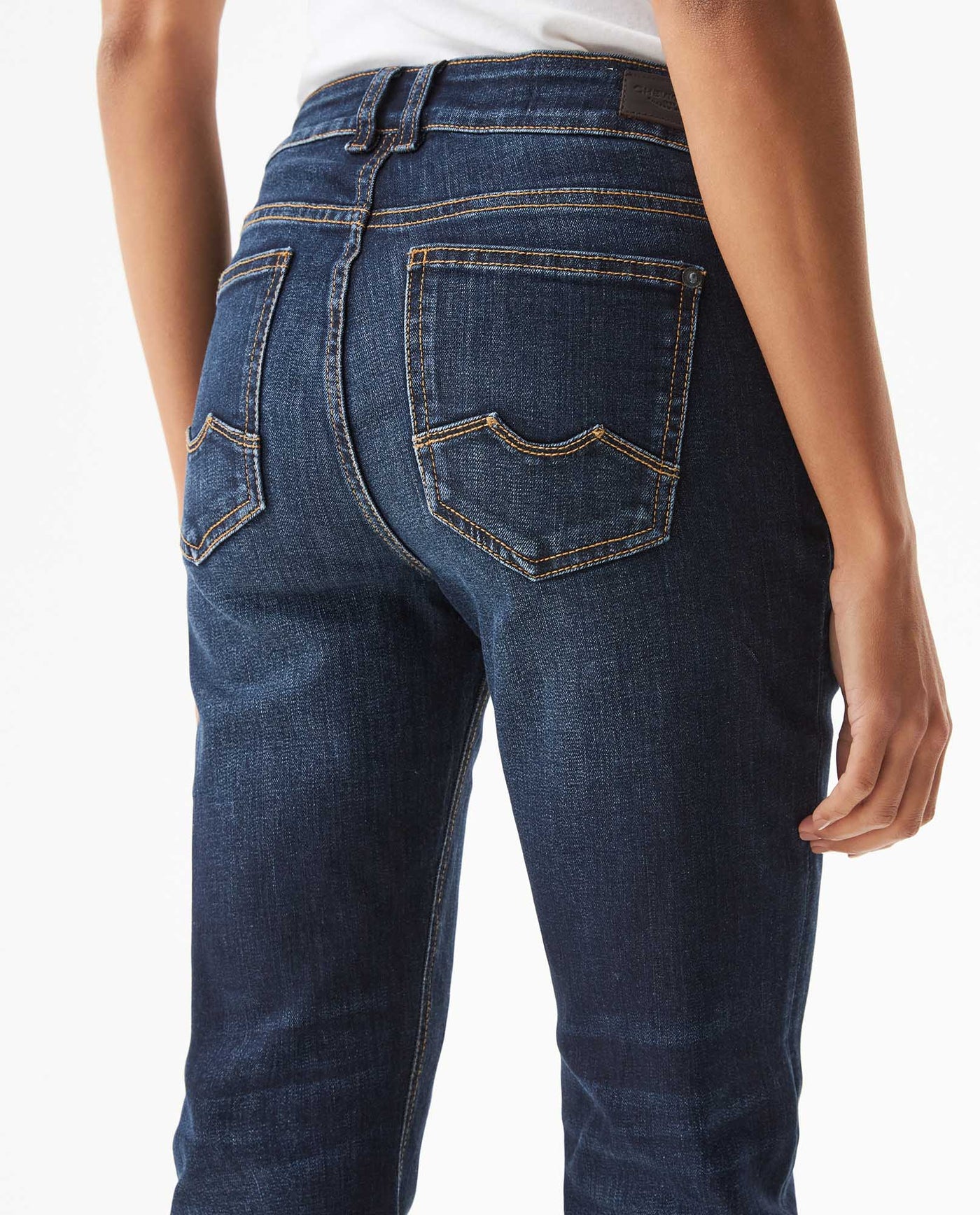 Jean Cosmo High Rise for Women - Blue 439G001 - 6