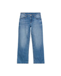 Women's Rusty Low Rise Light Wash Jeans in Cotton-Tencel Blend, Coastline 439G002 - 1