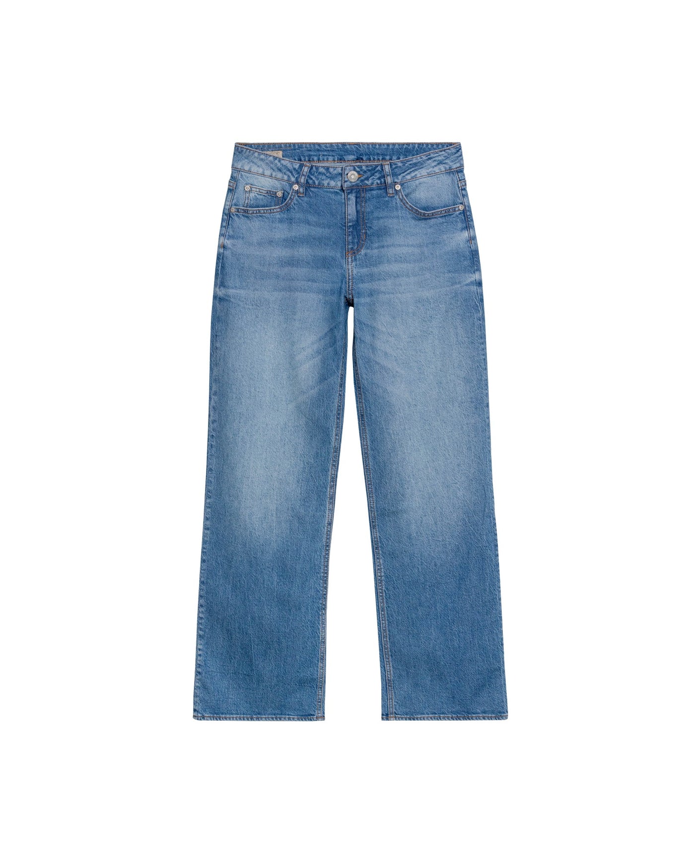 Women's Rusty Low Rise Light Wash Jeans in Cotton-Tencel Blend, Coastline 439G002 - 1