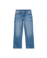 Women's Rusty Low Rise Light Wash Jeans in Cotton-Tencel Blend, Coastline 439G002 - 1