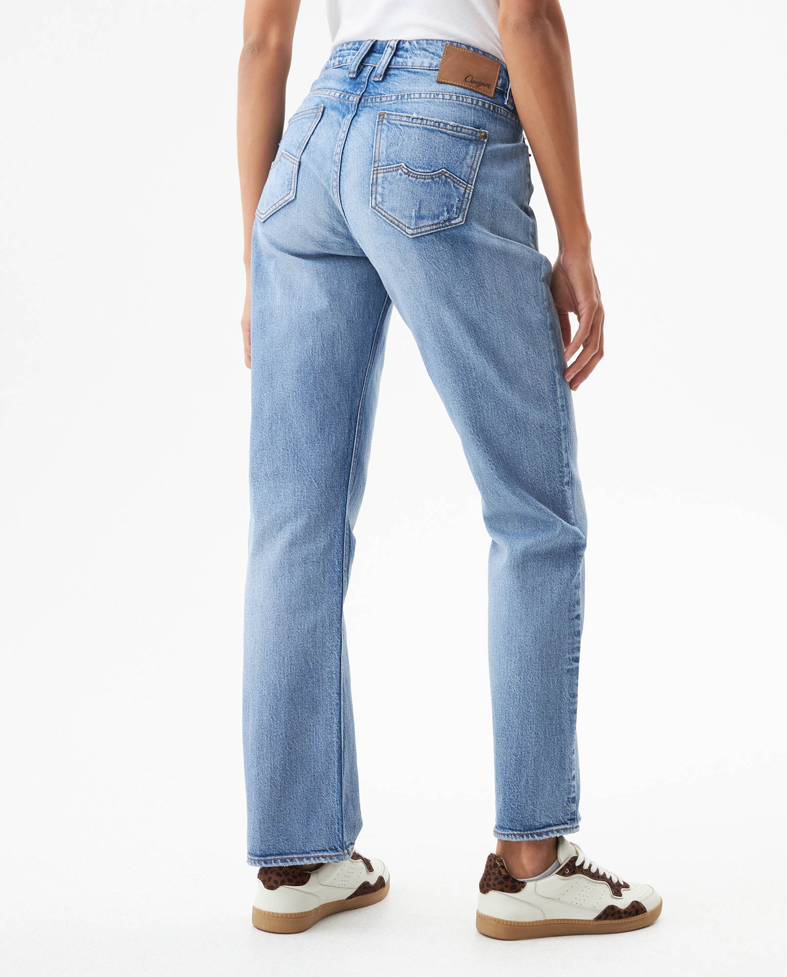 Women's Rusty Low Rise Medium Wash Jeans in Cotton Stretch Blend, Moorings 439G003 - 5