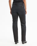Women's Special Fit Mom Fit High Rise Dark Wash Jeans in Cotton Blend, Lighthouse - 4