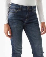 Women's Rusty Low Rise Ultra Dark Wash Jeans in Cotton-Polyester Blend, Coordinates - 4