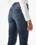 Women's Rusty Low Rise Ultra Dark Wash Jeans in Cotton-Polyester Blend, Coordinates - 6