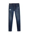 Women's Rusty Low Rise Dark Wash Jeans in Recycled Cotton Blend, Waypoint - 1