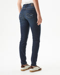 Women's Rusty Low Rise Dark Wash Jeans in Recycled Cotton Blend, Waypoint - 5