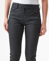 Women's Cosmo High Rise Ultra Dark Wash Jeans in Cotton-Polyester Blend, Mariner - 4