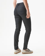 Women's Cosmo High Rise Ultra Dark Wash Jeans in Cotton-Polyester Blend, Mariner - 5