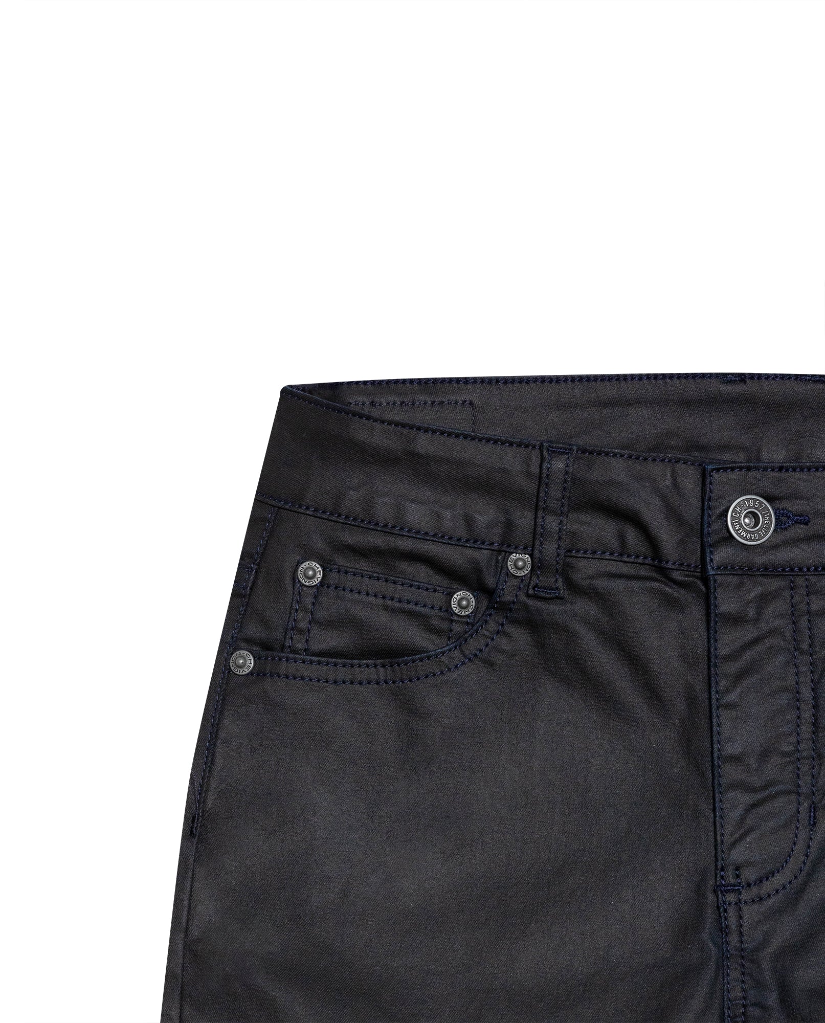 Women's Cosmo High Rise Ultra Dark Wash Jeans in Cotton-Polyester Blend, Mariner - 7