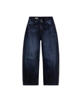 Women's Cosmo High Rise Dark Wash Jeans in Recycled Cotton Blend, Maritime 439G011 - 2