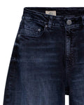 Women's Cosmo High Rise Dark Wash Jeans in Recycled Cotton Blend, Maritime 439G011 - 7